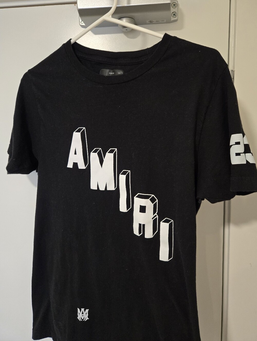 AMIRI Black Logo Crewneck Tee